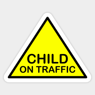 Child on traffic Sticker